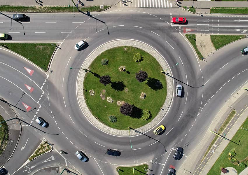 Traffic Rules for Roundabouts